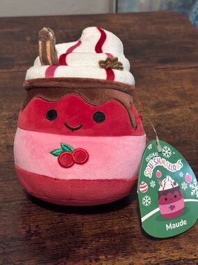 Squishmallows 5" Maude The Christmas Mocha Drink NWT